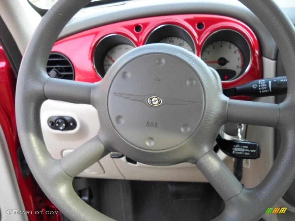 2005 PT Cruiser Touring - Inferno Red Crystal Pearl / Dark Slate Gray photo #24