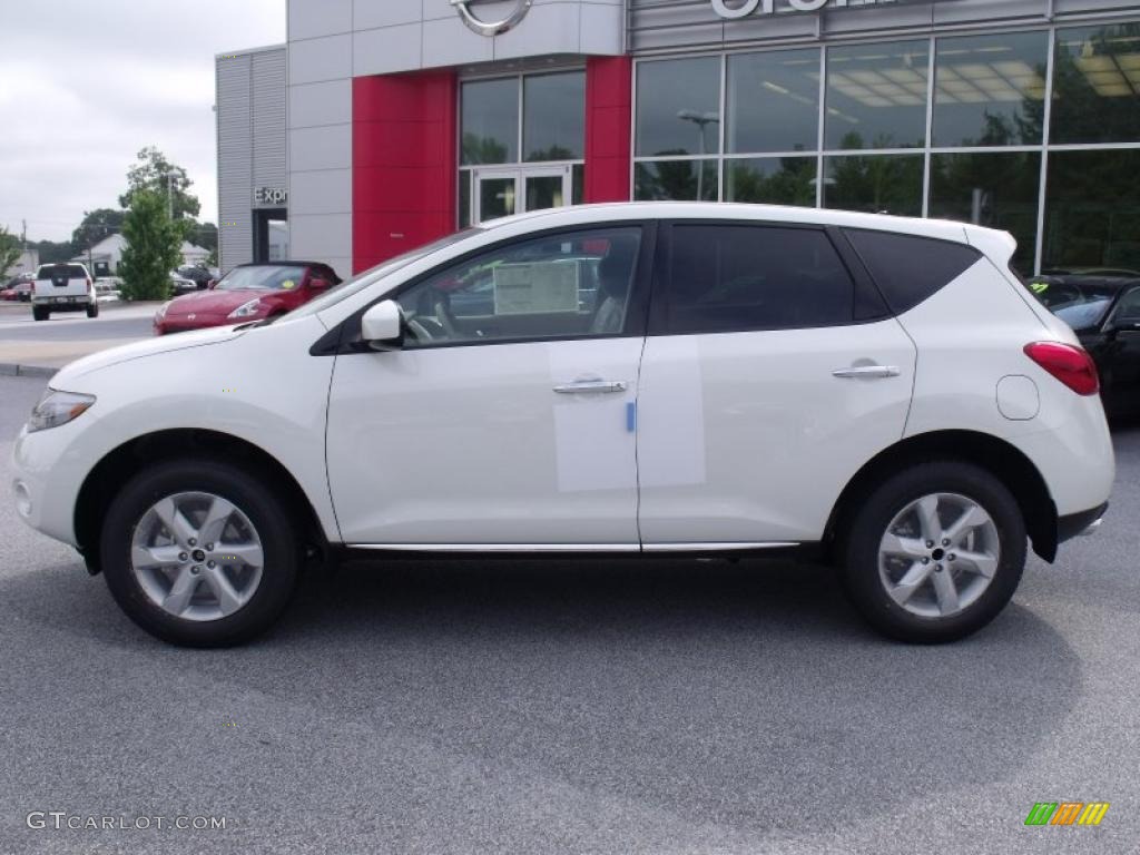 2010 Murano S - Glacier White Pearl / Beige photo #2