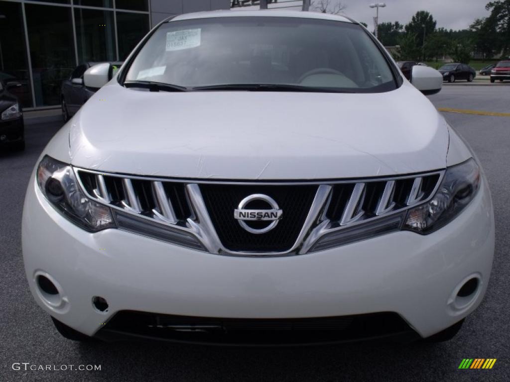 2010 Murano S - Glacier White Pearl / Beige photo #8