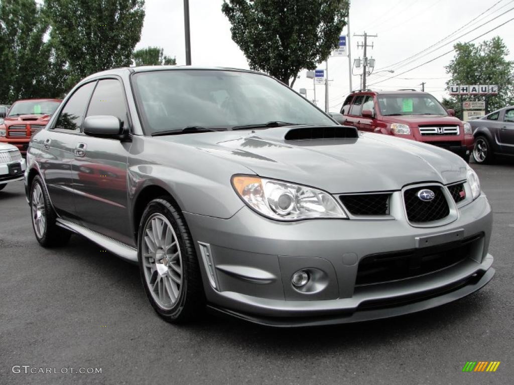 Urban Gray Metallic 2007 Subaru Impreza WRX STi Limited Exterior Photo #33096929