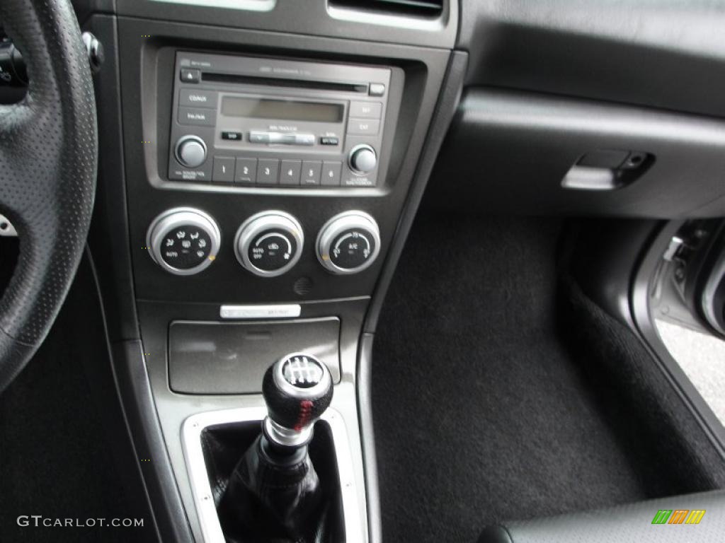 2007 Impreza WRX STi Limited - Urban Gray Metallic / STi Limited Black Leather photo #11