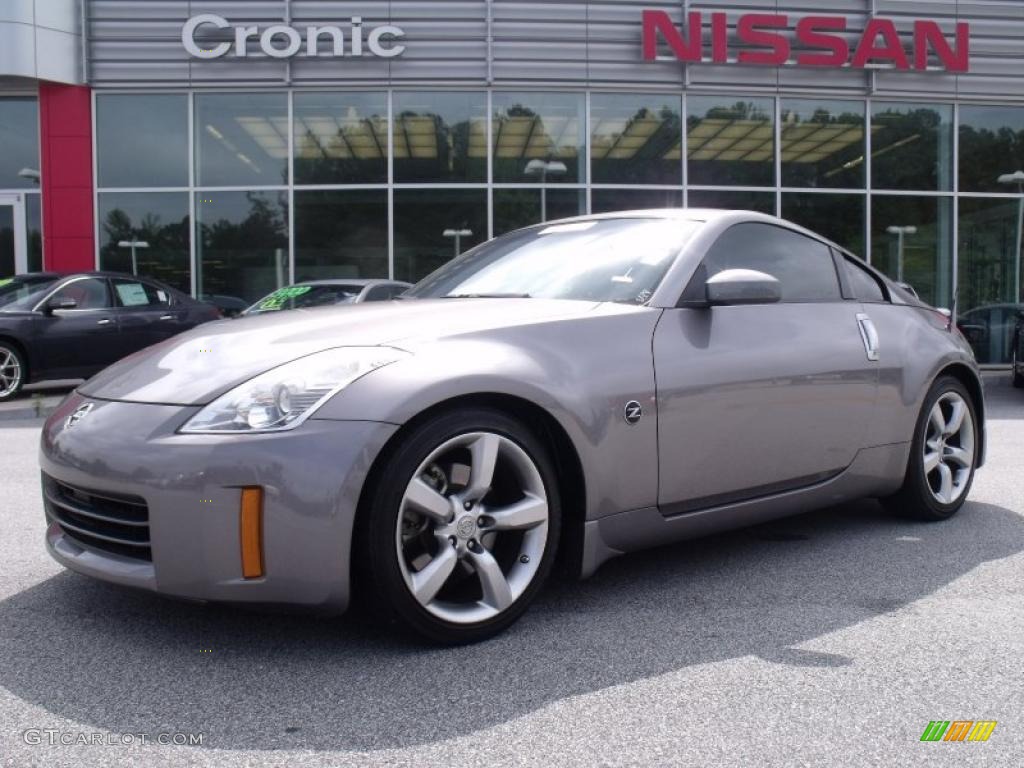 2008 350Z Touring Coupe - Carbon Silver / Charcoal photo #1