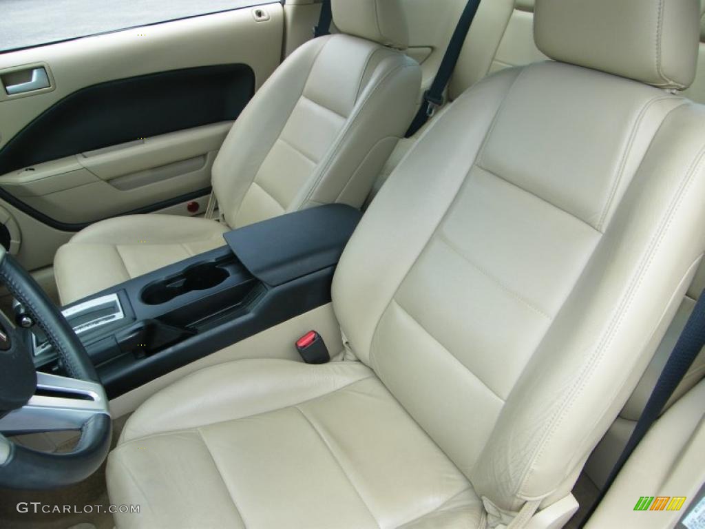 2005 Mustang V6 Premium Coupe - Mineral Grey Metallic / Medium Parchment photo #14