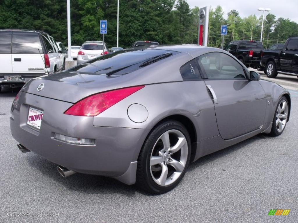 2008 350Z Touring Coupe - Carbon Silver / Charcoal photo #5