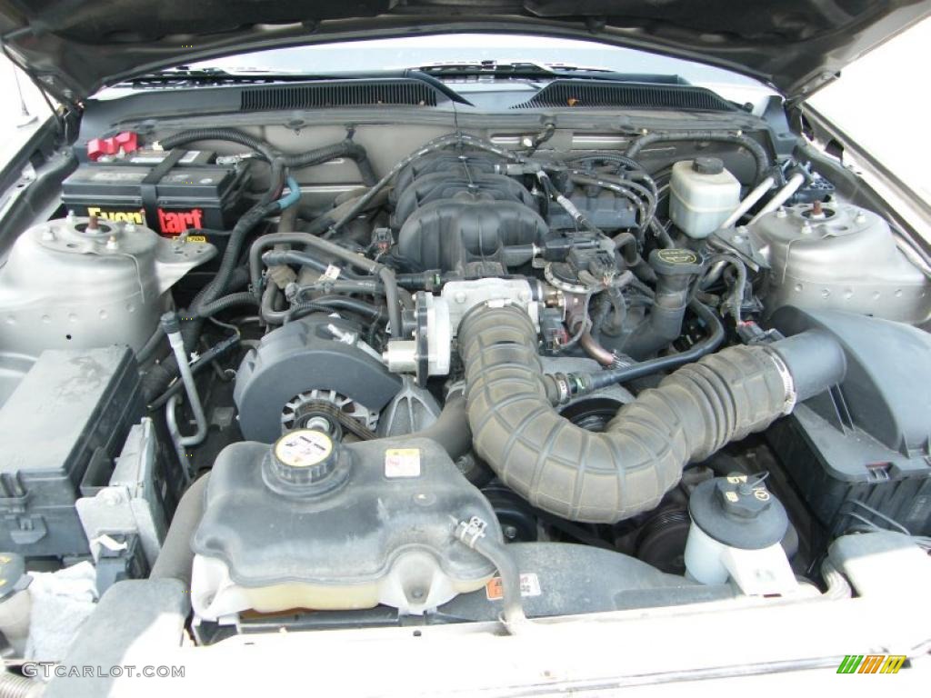 2005 Mustang V6 Premium Coupe - Mineral Grey Metallic / Medium Parchment photo #26