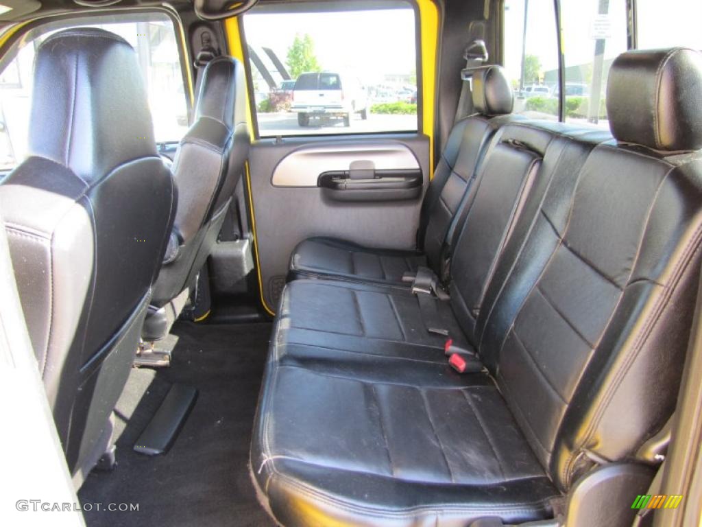 2006 F350 Super Duty Amarillo Edition Crew Cab 4x4 - Blazing Yellow / Black photo #5