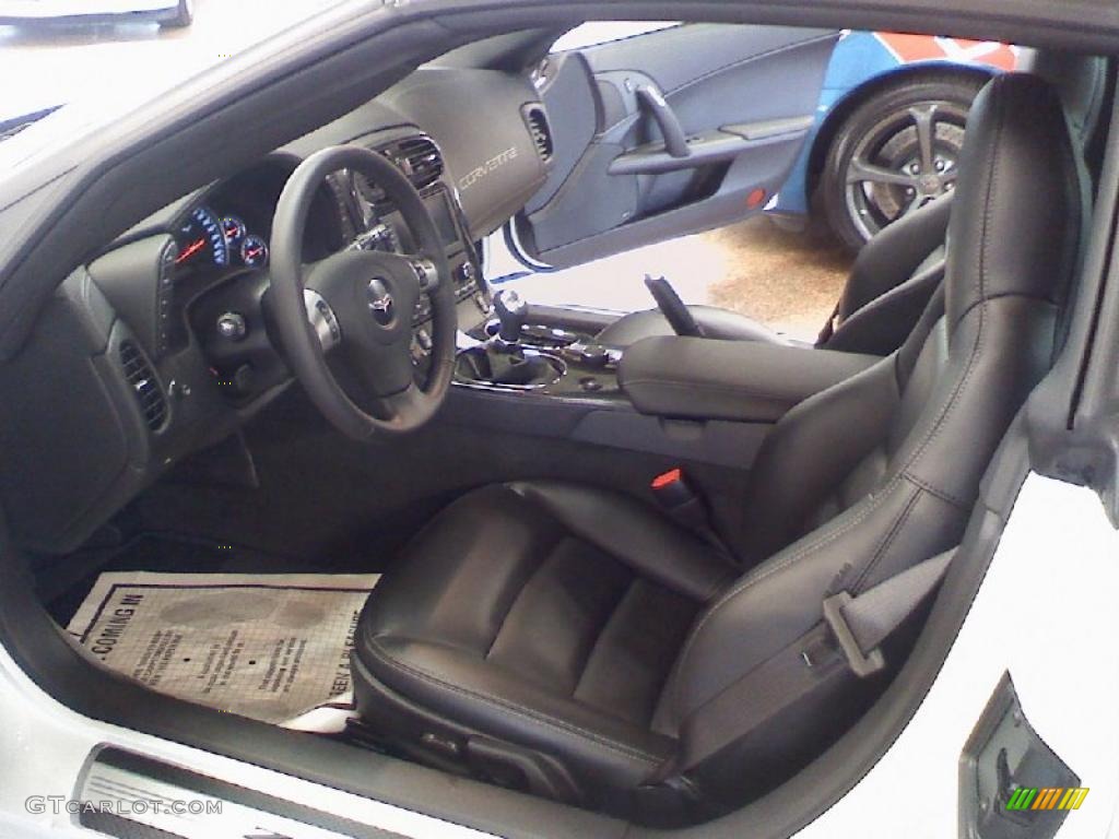 2010 Corvette ZR1 - Arctic White / Ebony Black photo #7