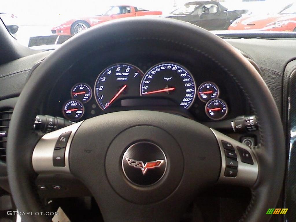 2010 Corvette ZR1 - Arctic White / Ebony Black photo #13