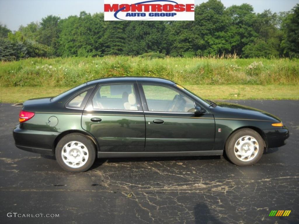 2000 L Series LS1 Sedan - Green / Medium Tan photo #1