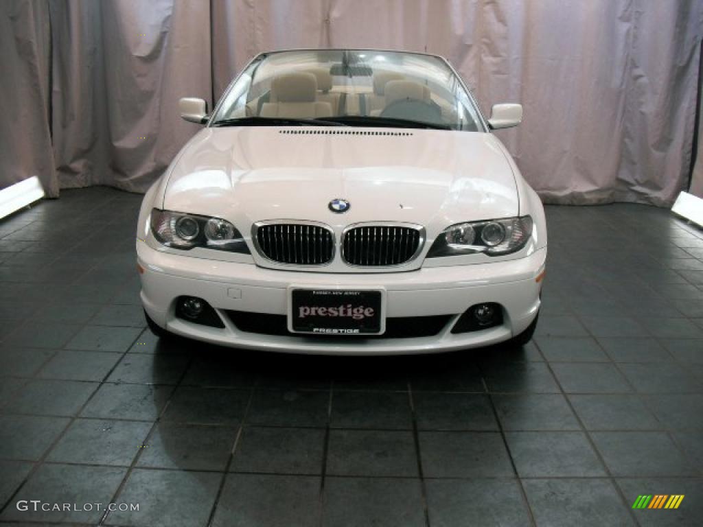 2005 3 Series 325i Convertible - Alpine White / Sand photo #10