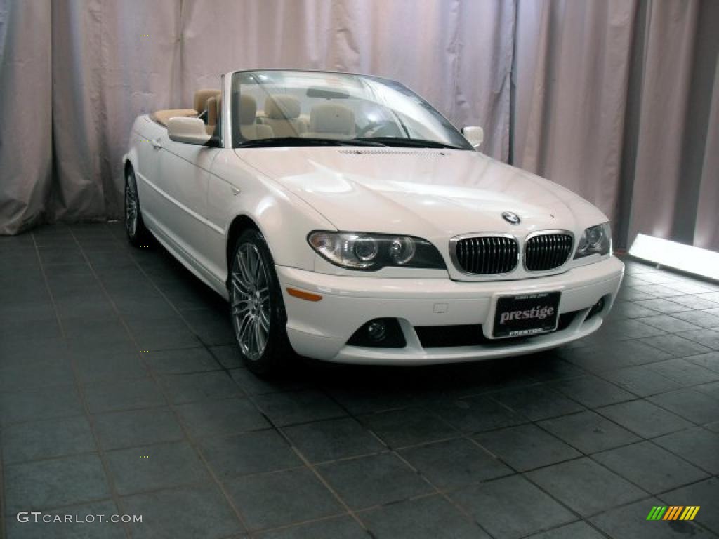 2005 3 Series 325i Convertible - Alpine White / Sand photo #11