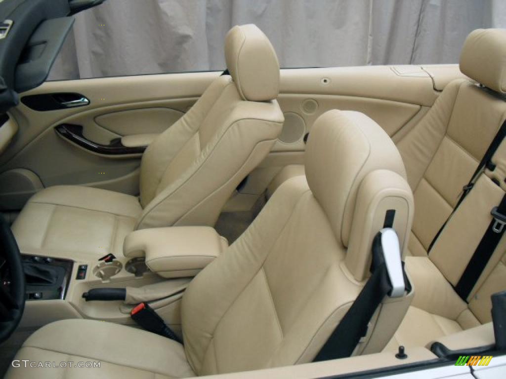 2005 3 Series 325i Convertible - Alpine White / Sand photo #13