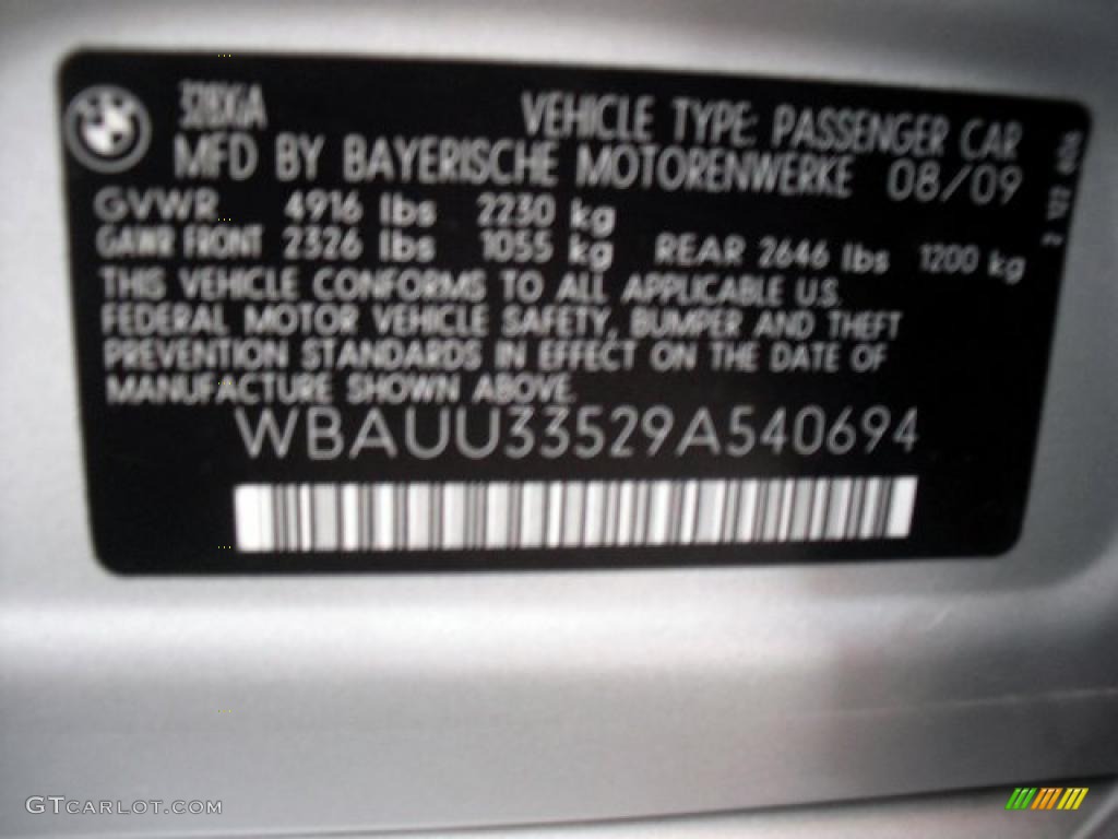 2009 3 Series 328xi Sport Wagon - Titanium Silver Metallic / Grey photo #7