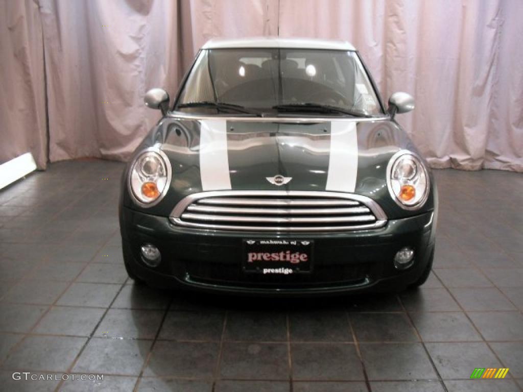 2010 Cooper Clubman - British Racing Green Metallic / Ray Cream Leather/Carbon Black photo #11