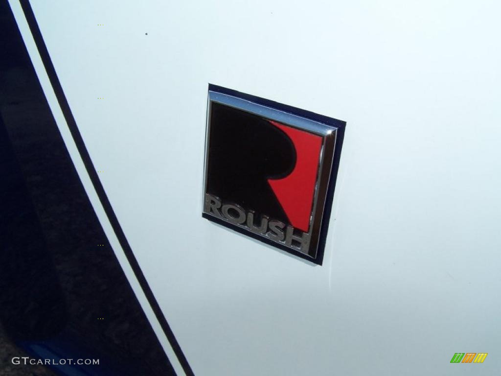 2008 Mustang Roush 427R Coupe - Vista Blue Metallic / Black/Blue photo #10