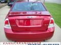 2008 Redfire Metallic Ford Fusion SE V6  photo #3