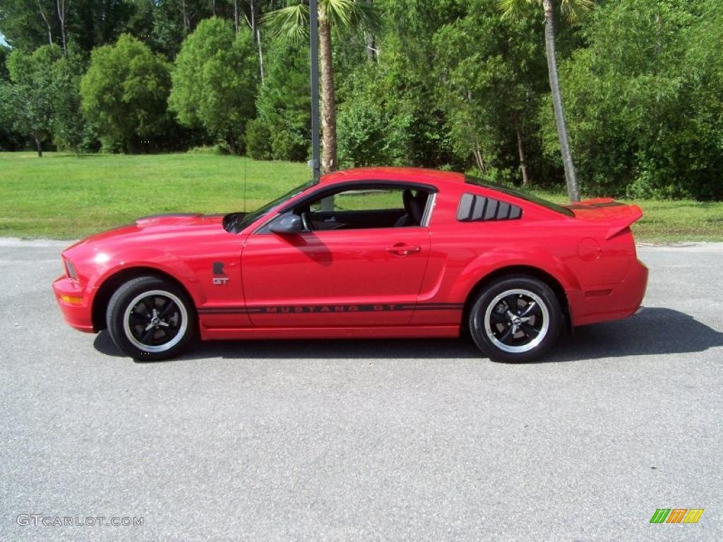 2007 Mustang GT Premium Coupe - Torch Red / Dark Charcoal photo #8