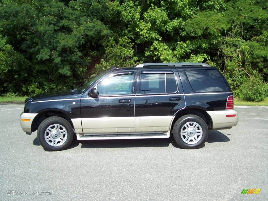 2005 Mountaineer V8 AWD - Black / Midnight Grey photo #8