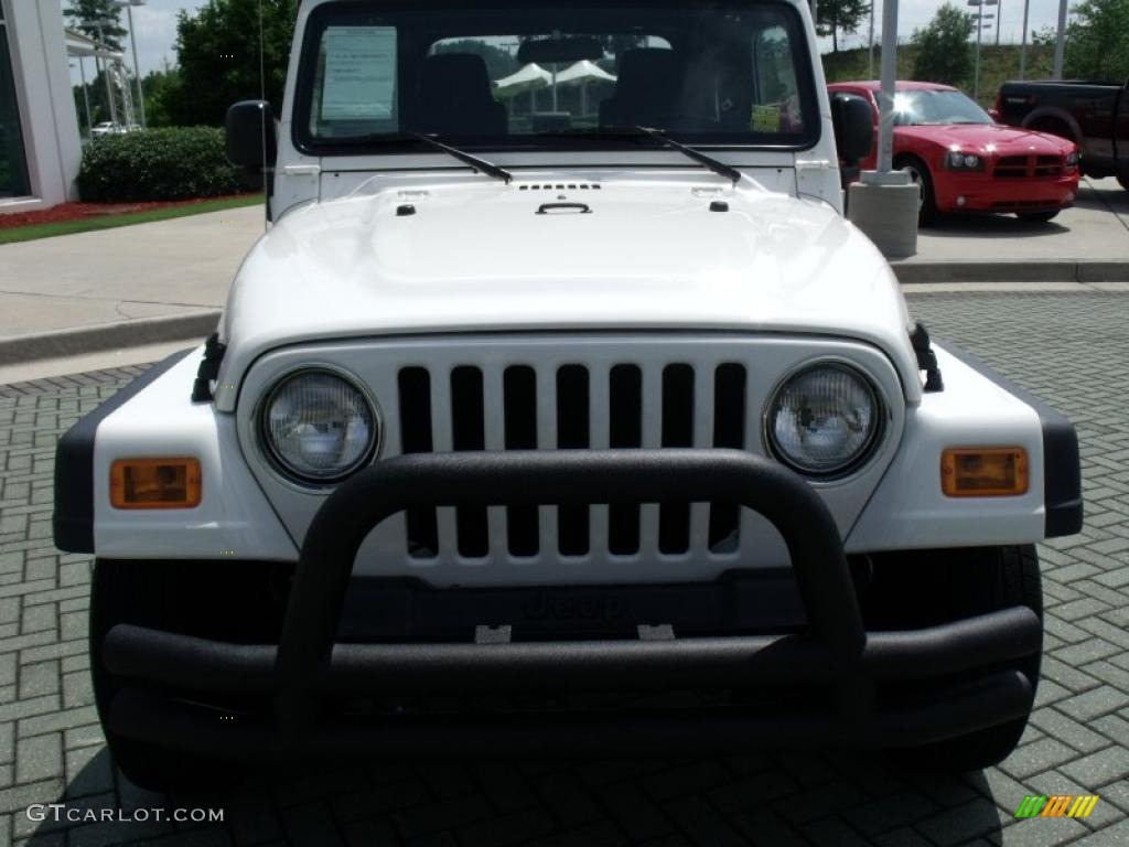 2006 Wrangler SE 4x4 - Stone White / Dark Slate Gray photo #8