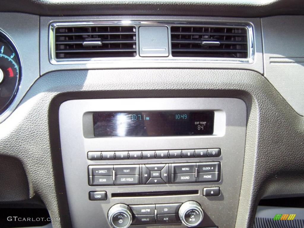 2010 Mustang V6 Convertible - Sterling Grey Metallic / Charcoal Black photo #23