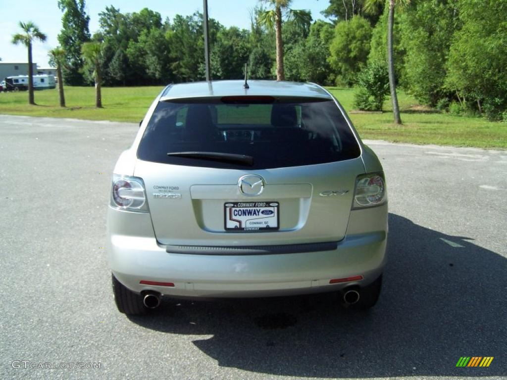 2008 CX-7 Sport - True Silver Metallic / Black photo #6