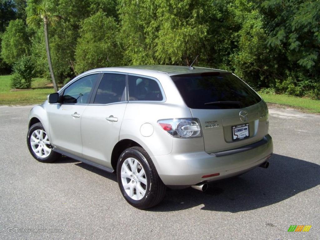 2008 CX-7 Sport - True Silver Metallic / Black photo #7