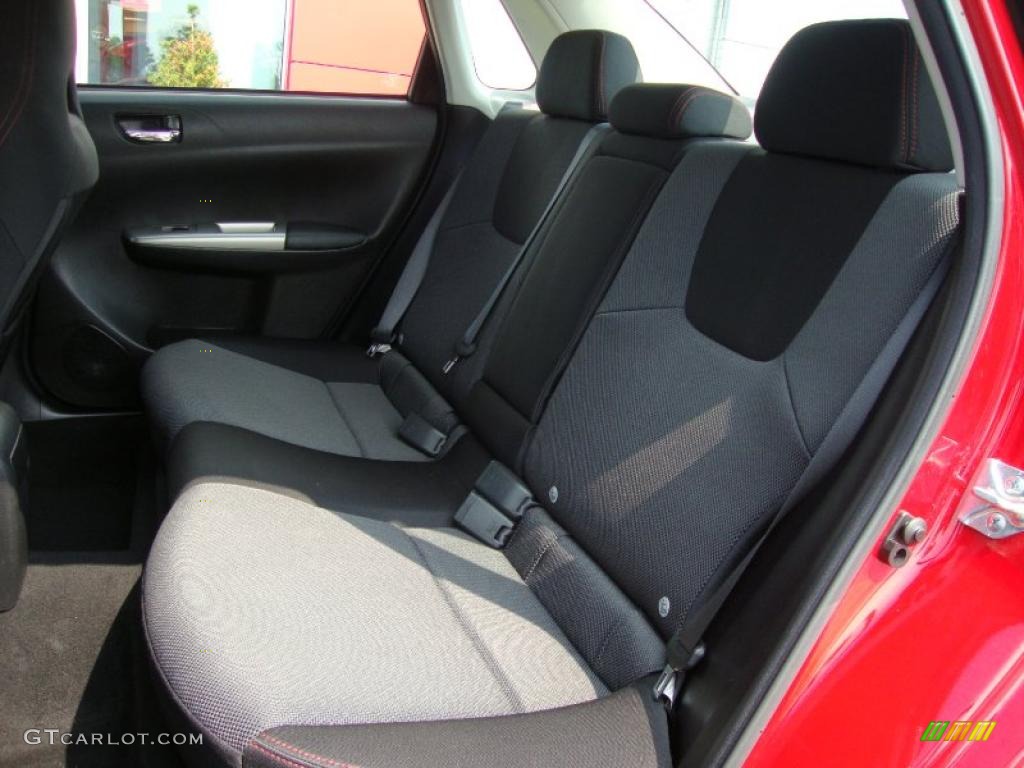 2009 Impreza WRX Sedan - Lightning Red / Carbon Black photo #37