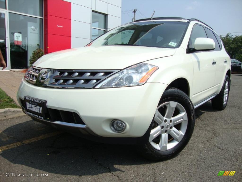 2007 Murano SL AWD - Glacier Pearl White / Cafe Latte photo #1