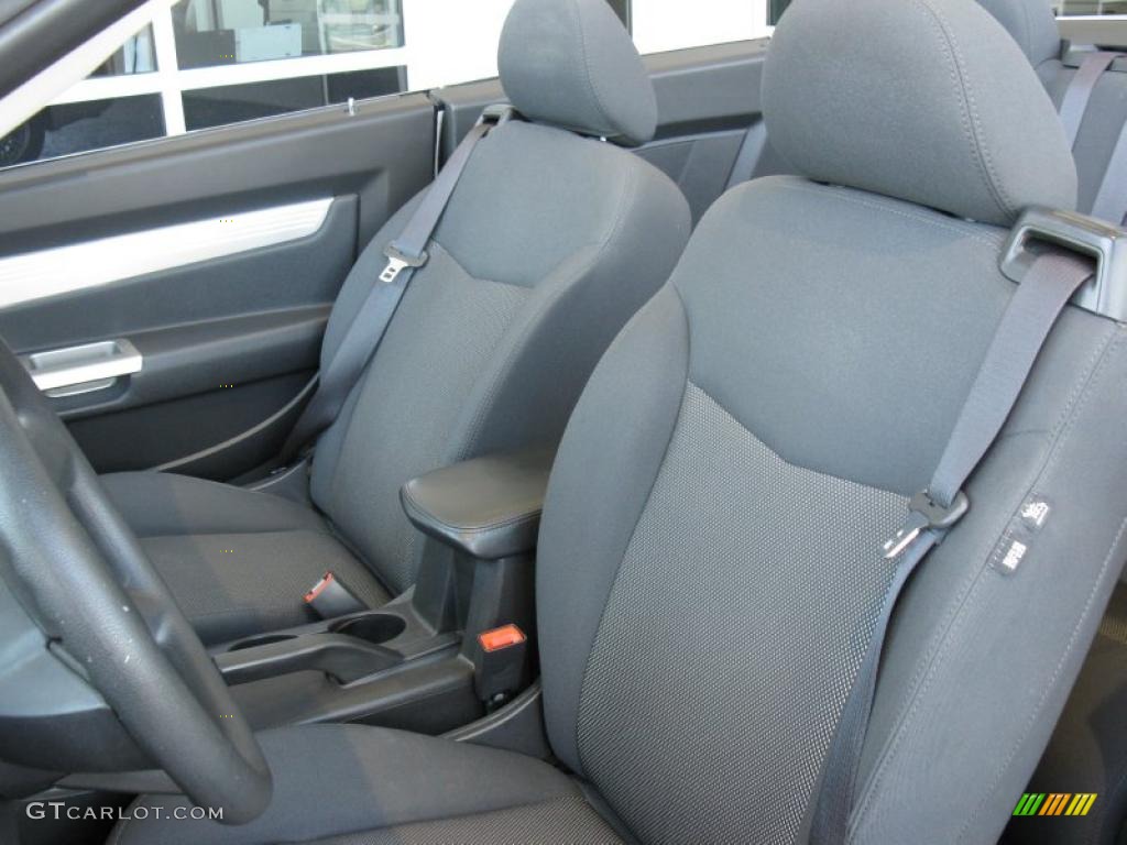 2009 Sebring Touring Convertible - Stone White / Dark Slate Gray photo #10