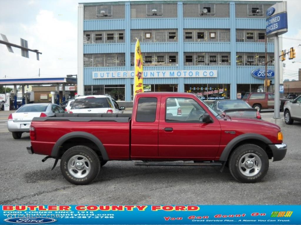 Toreador Red Metallic Ford Ranger