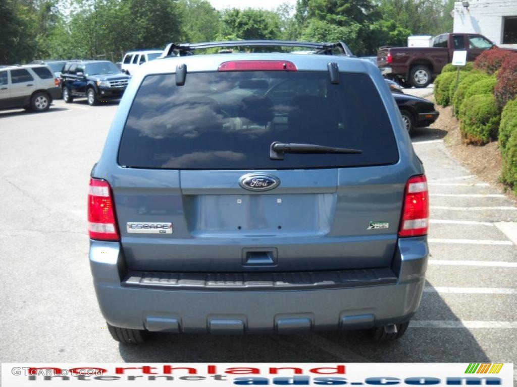 2010 Escape XLT V6 4WD - Steel Blue Metallic / Stone photo #7