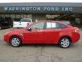 Vermillion Red - Focus SE Sedan Photo No. 1
