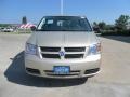 2010 White Gold Pearl Dodge Grand Caravan SE  photo #2