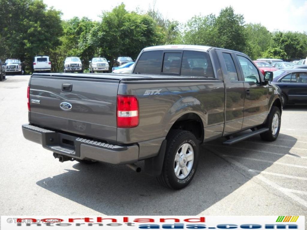 2005 F150 STX SuperCab 4x4 - Dark Shadow Grey Metallic / Medium Flint Grey photo #6