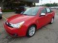 Vermillion Red - Focus SE Sedan Photo No. 8