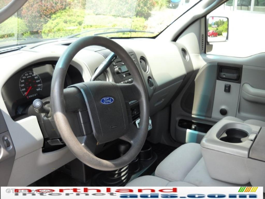 2005 F150 STX SuperCab 4x4 - Dark Shadow Grey Metallic / Medium Flint Grey photo #10