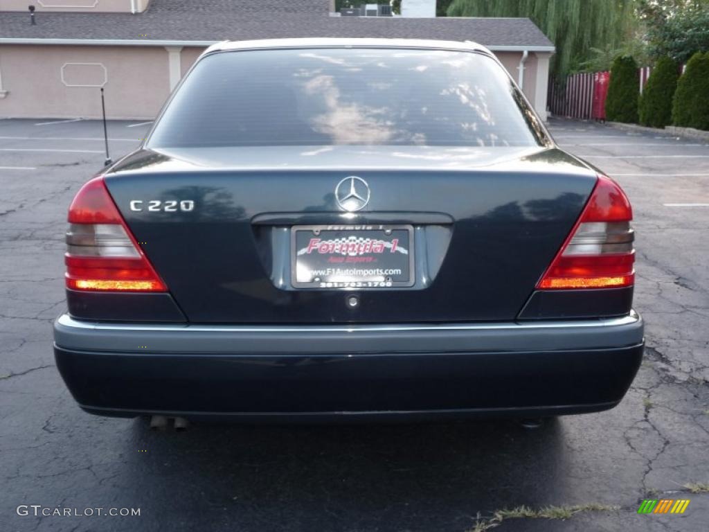 1996 C 220 Sedan - Black Opal Pearl Metallic / Gray photo #9