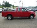 2003 Bright Red Ford F150 STX SuperCab 4x4  photo #5