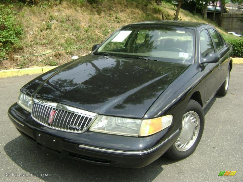 1997 Continental  - Black Clearcoat / Light Parchment photo #2