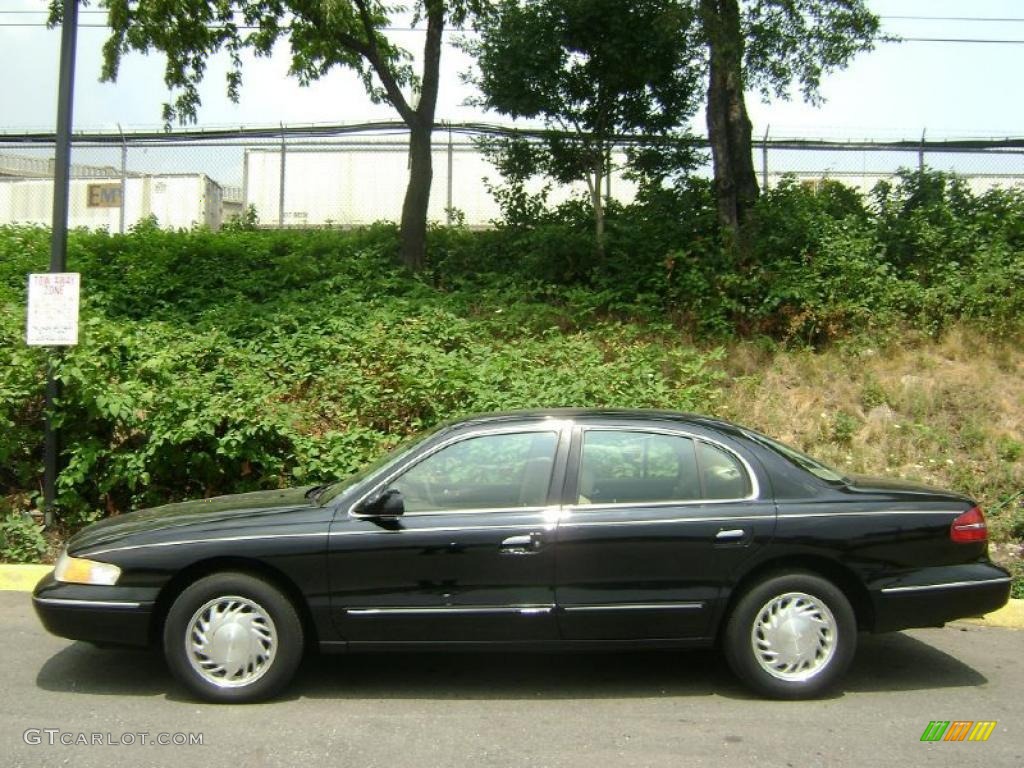 1997 Continental  - Black Clearcoat / Light Parchment photo #3