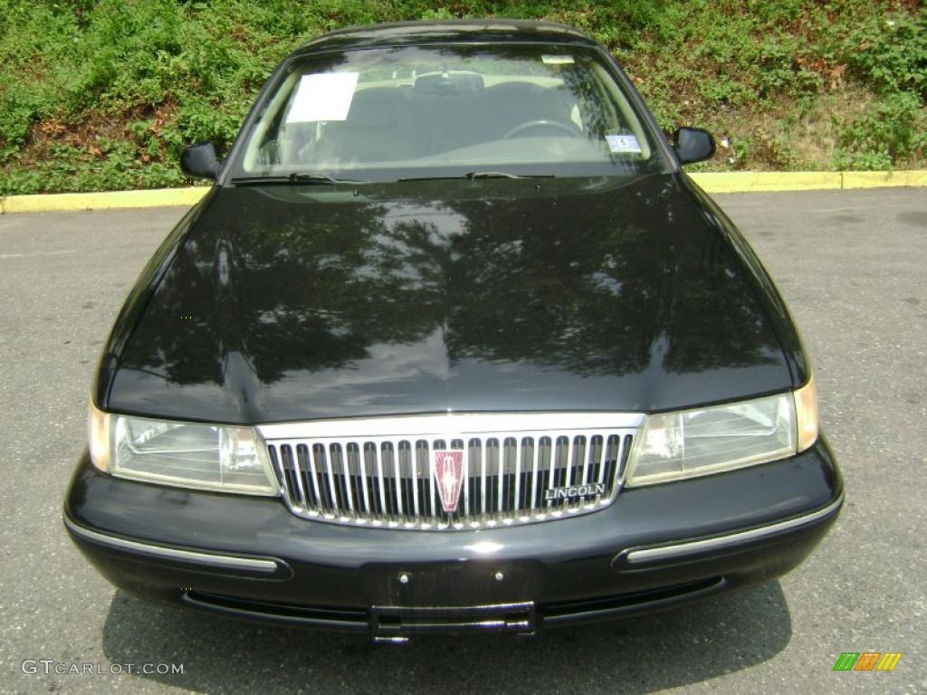 1997 Continental  - Black Clearcoat / Light Parchment photo #8