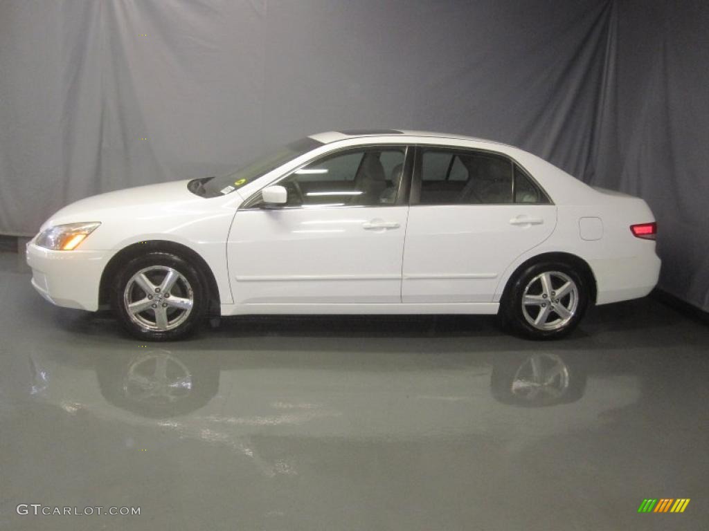2003 Accord EX Sedan - Taffeta White / Ivory photo #2