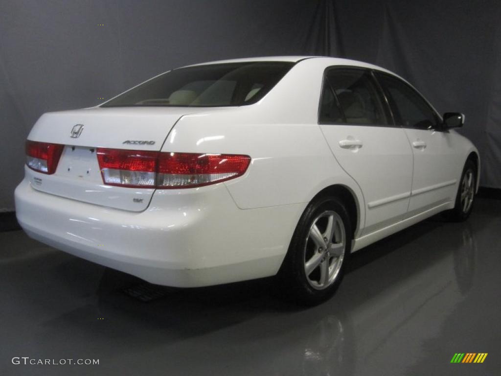 2003 Accord EX Sedan - Taffeta White / Ivory photo #3