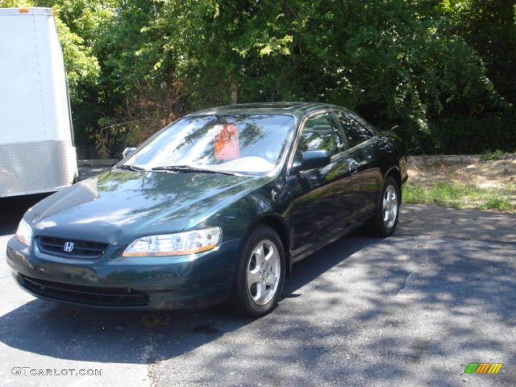 1999 Accord EX V6 Coupe - Dark Emerald Pearl / Ivory photo #1