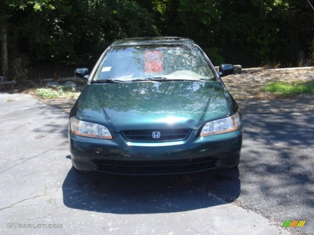 1999 Accord EX V6 Coupe - Dark Emerald Pearl / Ivory photo #2