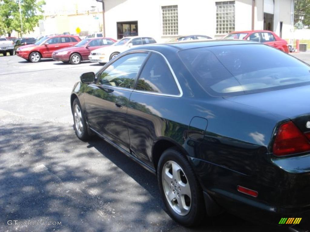 1999 Accord EX V6 Coupe - Dark Emerald Pearl / Ivory photo #7