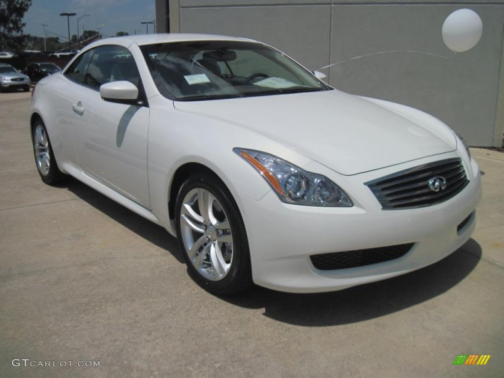 Moonlight White 2010 Infiniti G 37 Convertible Exterior Photo #33119525