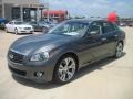 2011 Storm Front Gray Infiniti M 56 S Sedan  photo #1