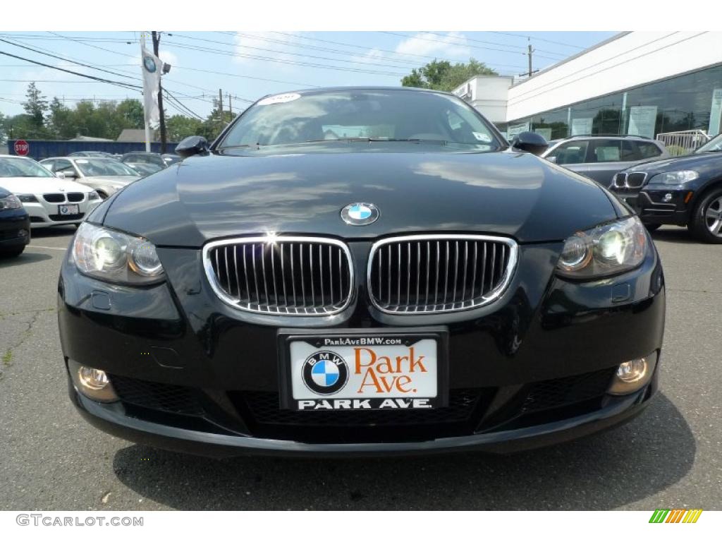 2008 3 Series 328xi Coupe - Jet Black / Black photo #5