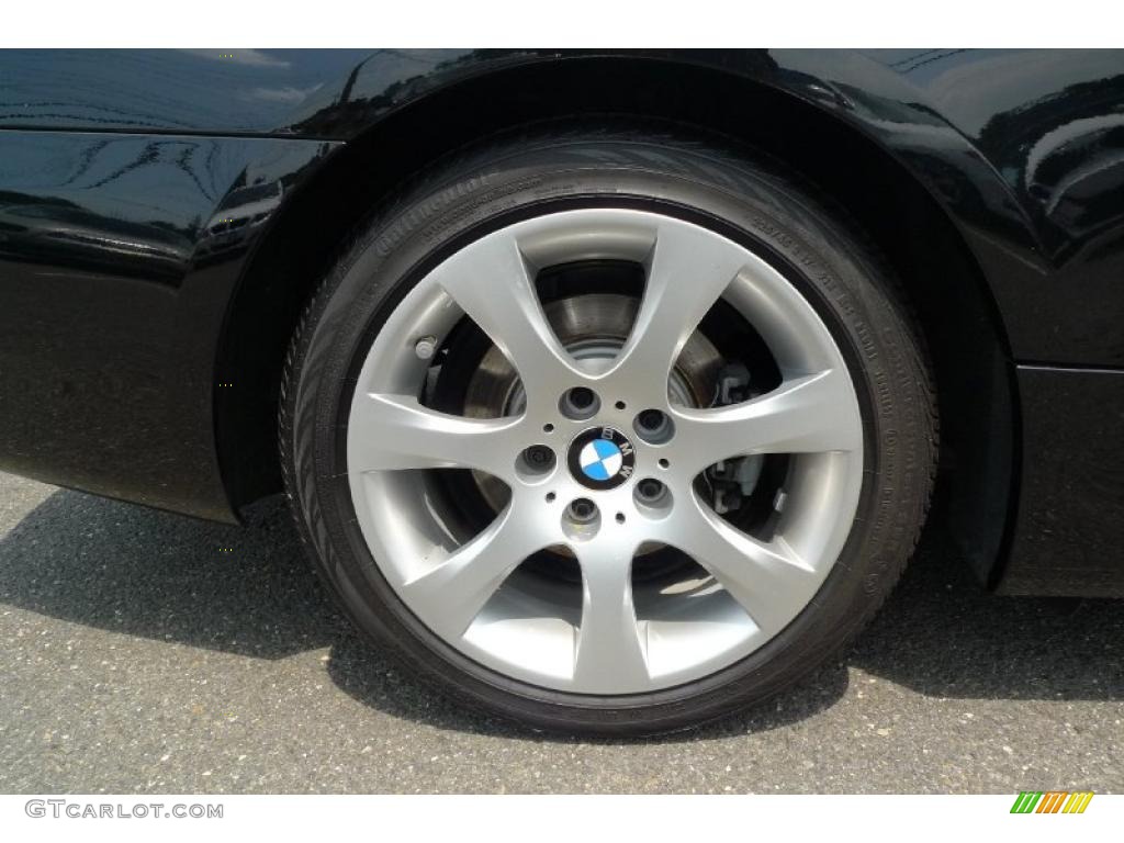 2008 3 Series 328xi Coupe - Jet Black / Black photo #6